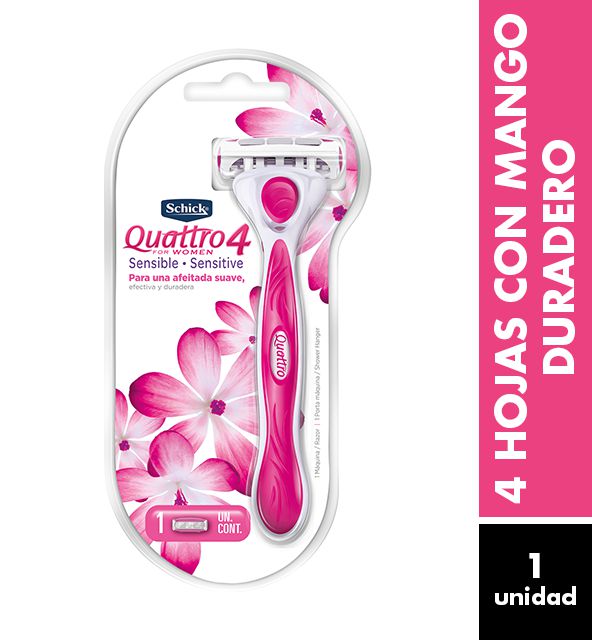 MAQUINA SCHICK QUATTRO WOMEN SENSITIVE