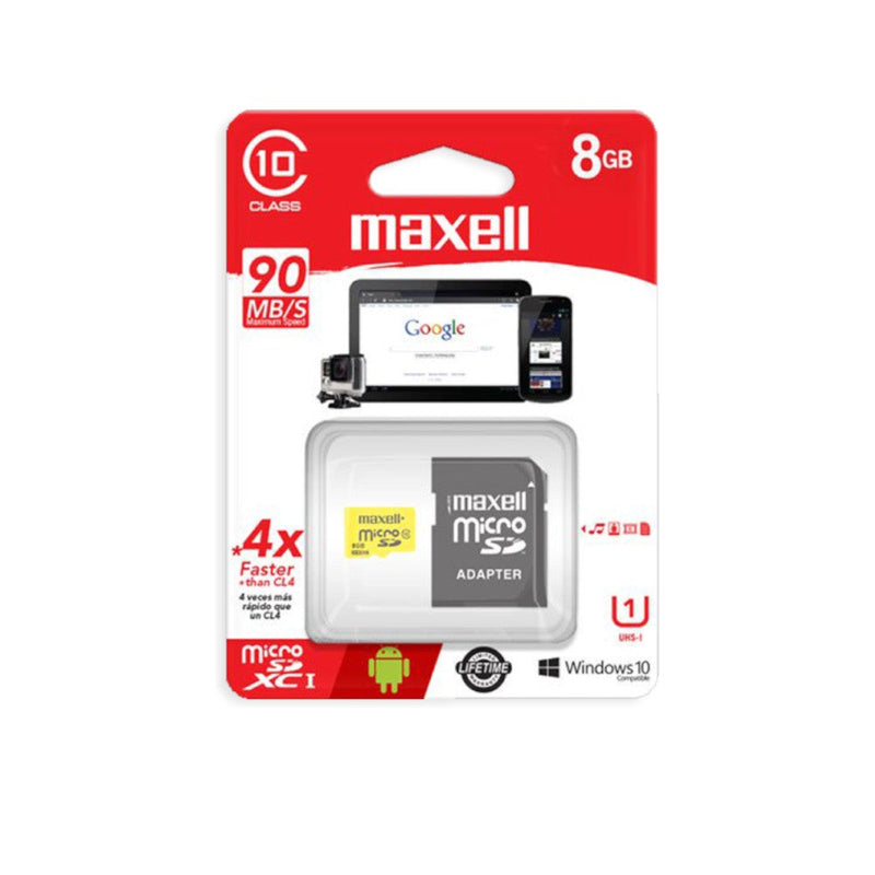 Memoria Micro SD Maxell MCSD 8GB