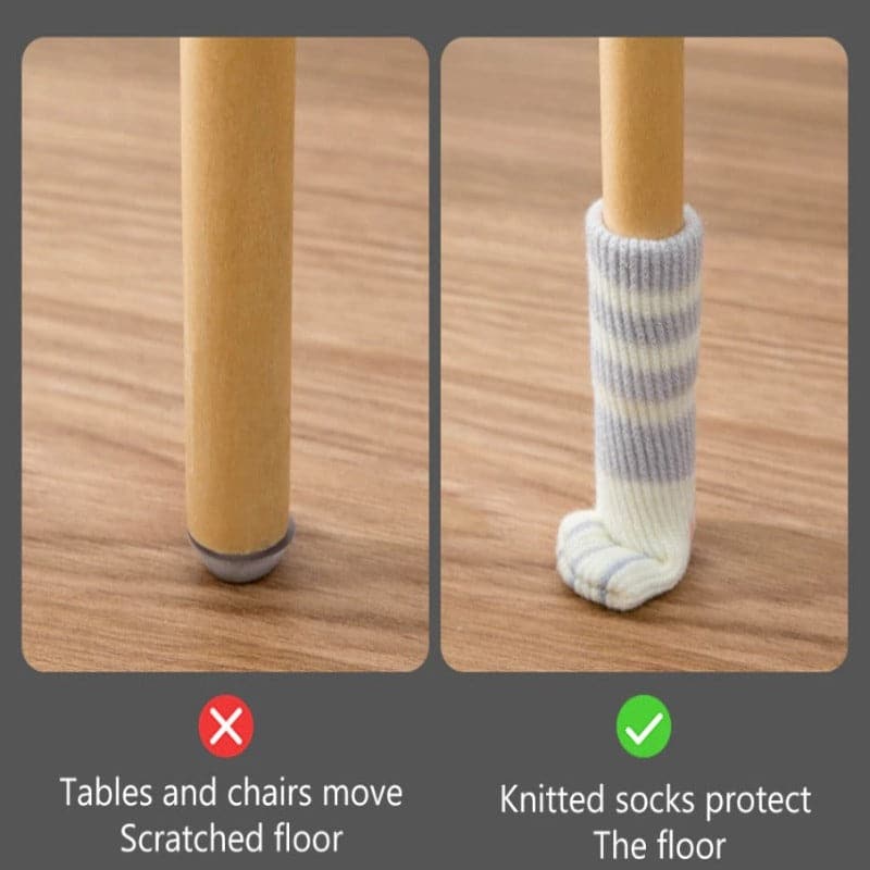 Medias protectoras para patas de sillas y muebles x 4 unidades
