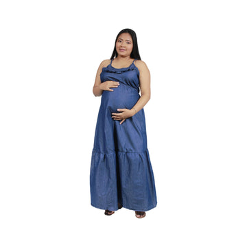 VESTIDO CHAMBRAY LARGO 3134 SARAISA