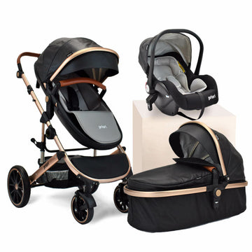 Coche 4En1 Moises Milo Ts  Negro Priori