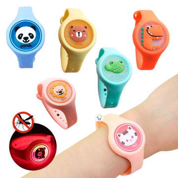 Manilla Repelente De Mosquitos Pulsera LED Anti Insectos TV16