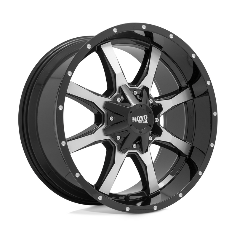 MOTO METAL MO970 17X8 5X127/139 ET+0 BOCIN 78.1 MACH G-BLK JW17402