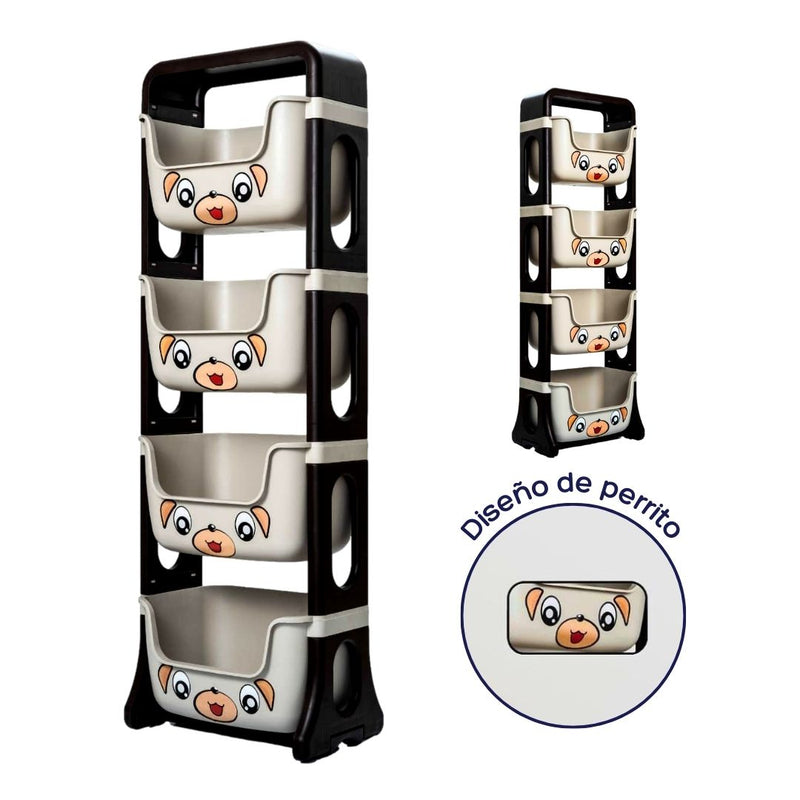 ESTANTE ORGANIZADOR DECORATIVO PERRITO 4 NIVELES ARMATY