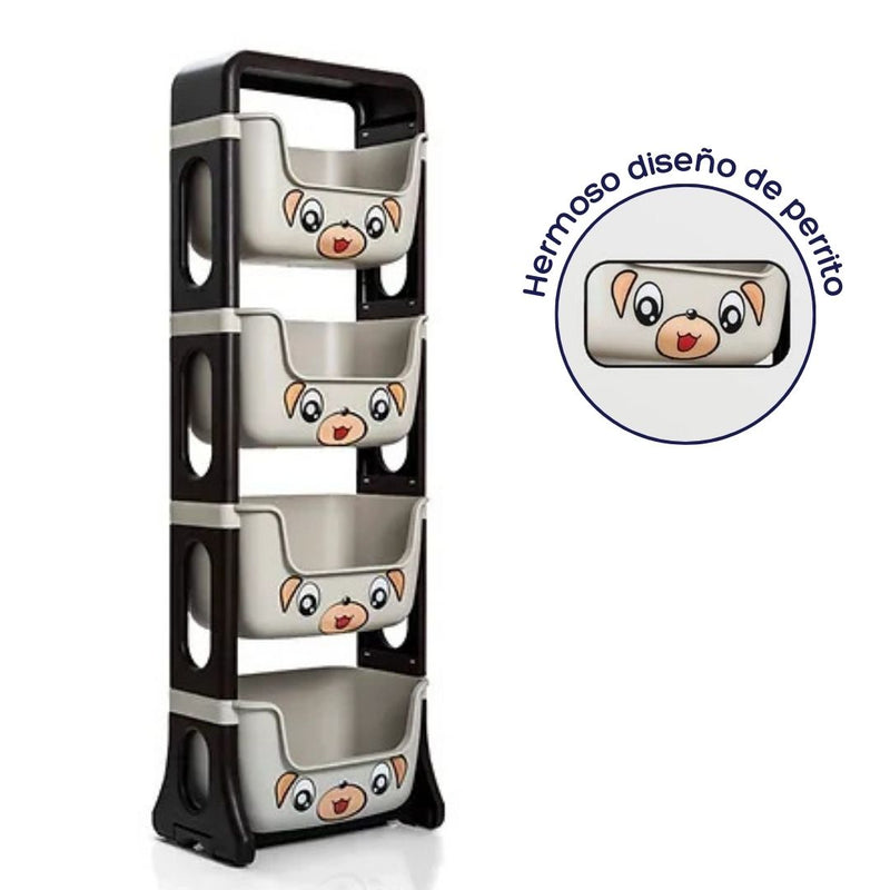ESTANTE ORGANIZADOR DECORATIVO PERRITO 4 NIVELES ARMATY