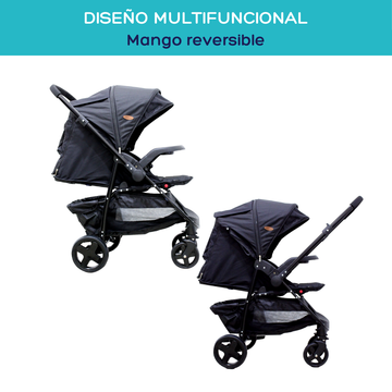 COCHE ESTÁNDAR MFC-14 NEGRO BEBESITOS