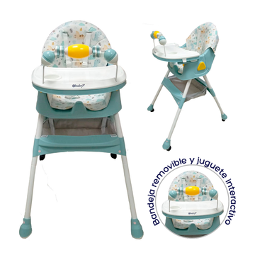 SILLA DE COMER LULU EB631-1 EBABY - AZUL