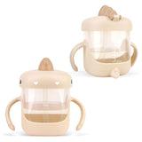 VASO ENTRENADOR PARA BEBÉ CON DISEÑO DE DINOSAURIO 300ML 35157-9 MUNBE