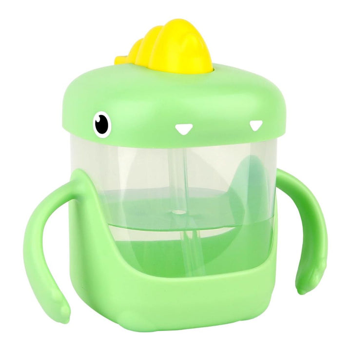 VASO ENTRENADOR PARA BEBÉ CON DISEÑO DE DINOSAURIO 300ML 35157-9 MUNBE