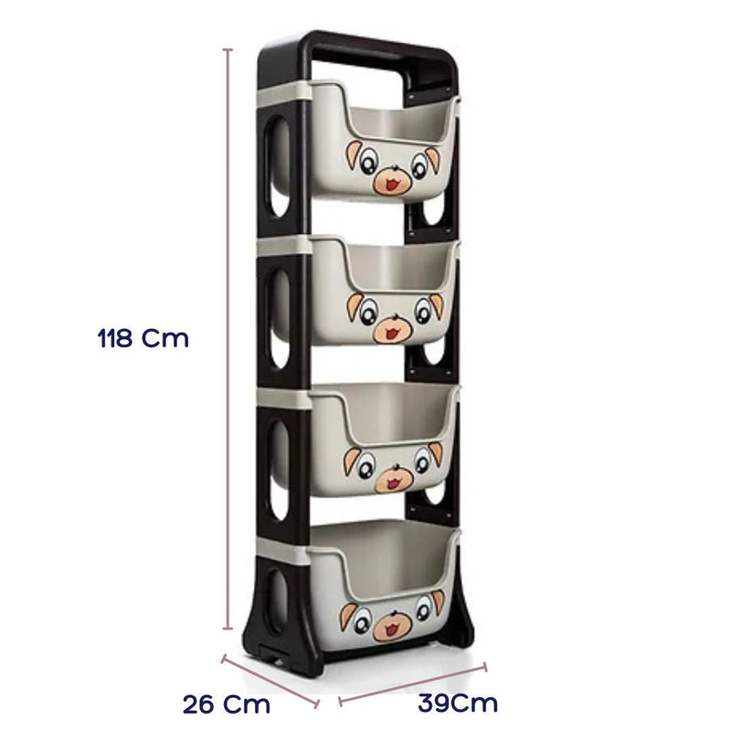 ESTANTE ORGANIZADOR DECORATIVO PERRITO 4 NIVELES ARMATY