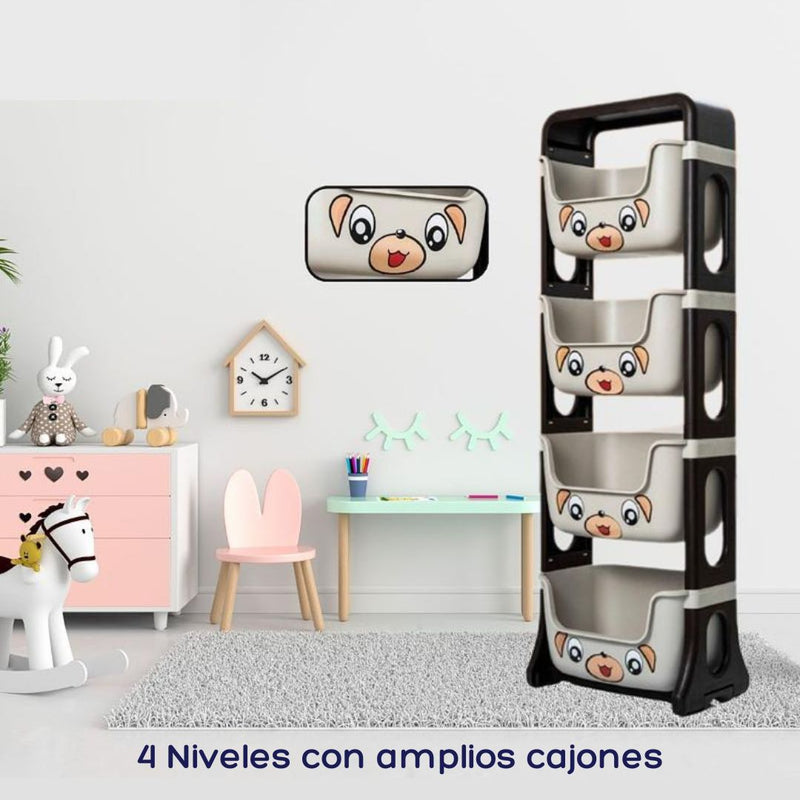 ESTANTE ORGANIZADOR DECORATIVO PERRITO 4 NIVELES ARMATY