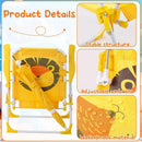 SILLA PLAYERA CON SOMBRILLA PARA NIÑOS ESTAMPADO DE COCODRILO 093-557 MUNBE