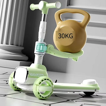SCOOTER MULTIFUNCIONAL PARA NIÑOS DE 1 HASTA 6 AÑOS DP-24T MUNBE AZUL