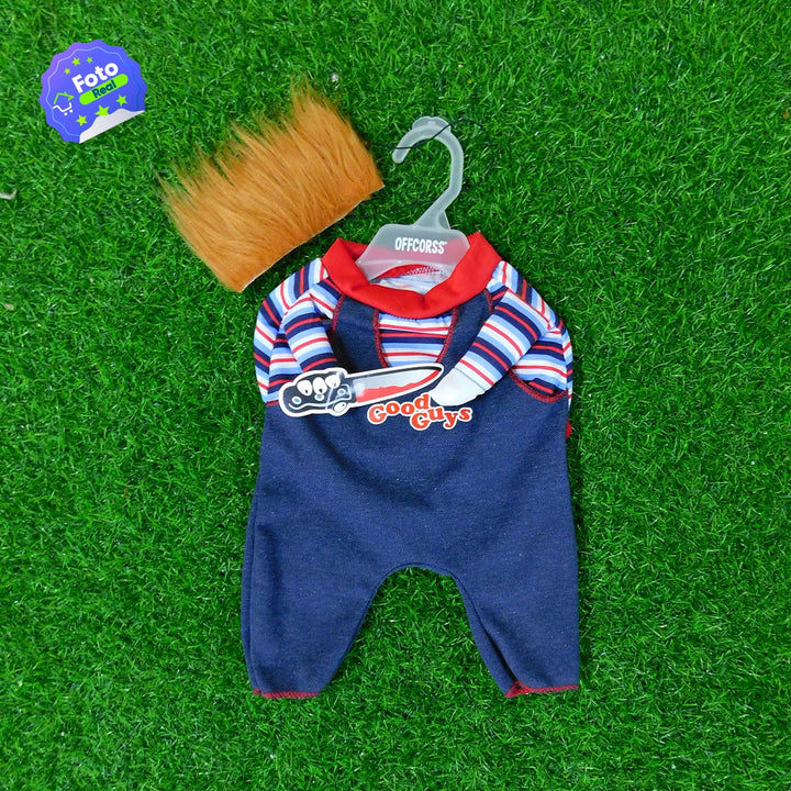 Disfraz De Chuky Para Perro Gato Mascotas Halloween TV51