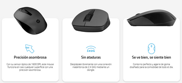 Mouse inalámbrico HP