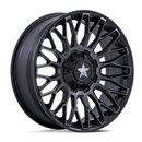 MSA CLUBBER UTV 14X7 4X137/156 ET+10 BOCIN: 110.1 M-BLK DDT JW14035