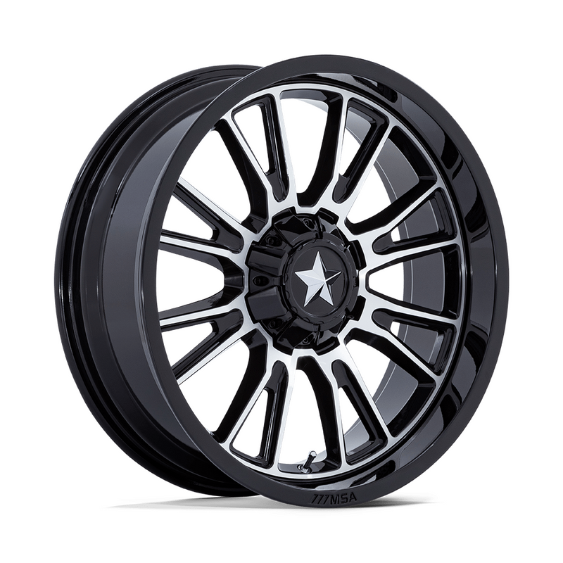 MSA THUNDERLIPS UTV 14X7 4X137/156 ET+10 BOCIN: 110.1 G-BLK MCH JW14036