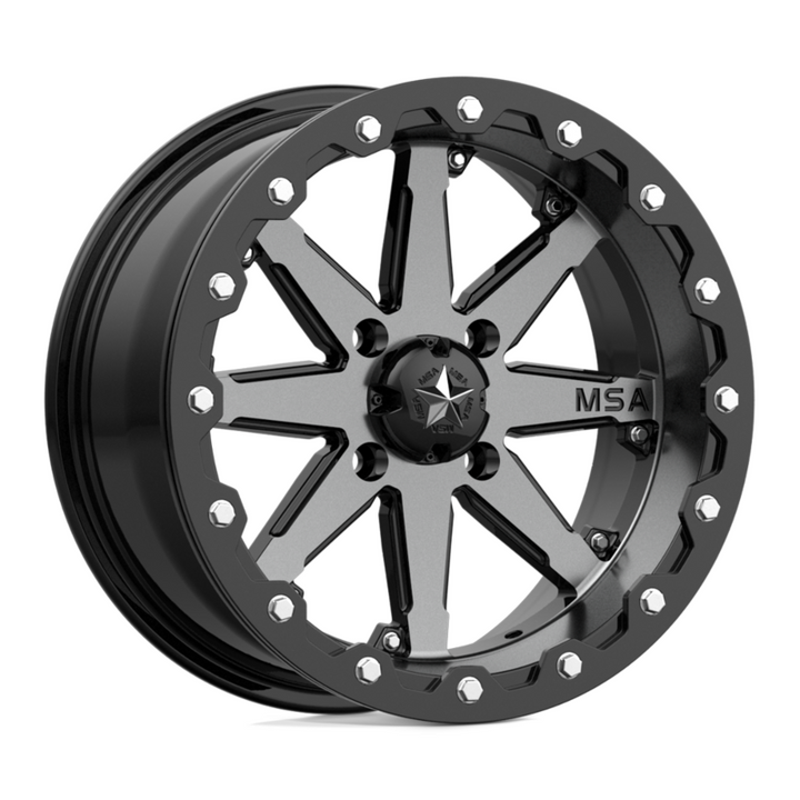 MSA MA21 LOK BEADLOCK 15X7 4X110 ET+0 BOCIN: 86 CHARCOAL TINT JW15040