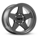 MICKEY THOMPSON MT OPEN 5 BLACK 17X9 6X139 ET-12 BOCIN: 108.1 SATIN BLACK 274536