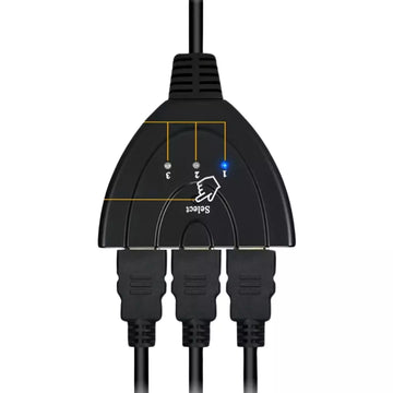 Multiplicador De Puertos HDMI De 3 Puertos LJ-21 HDKVM3*1