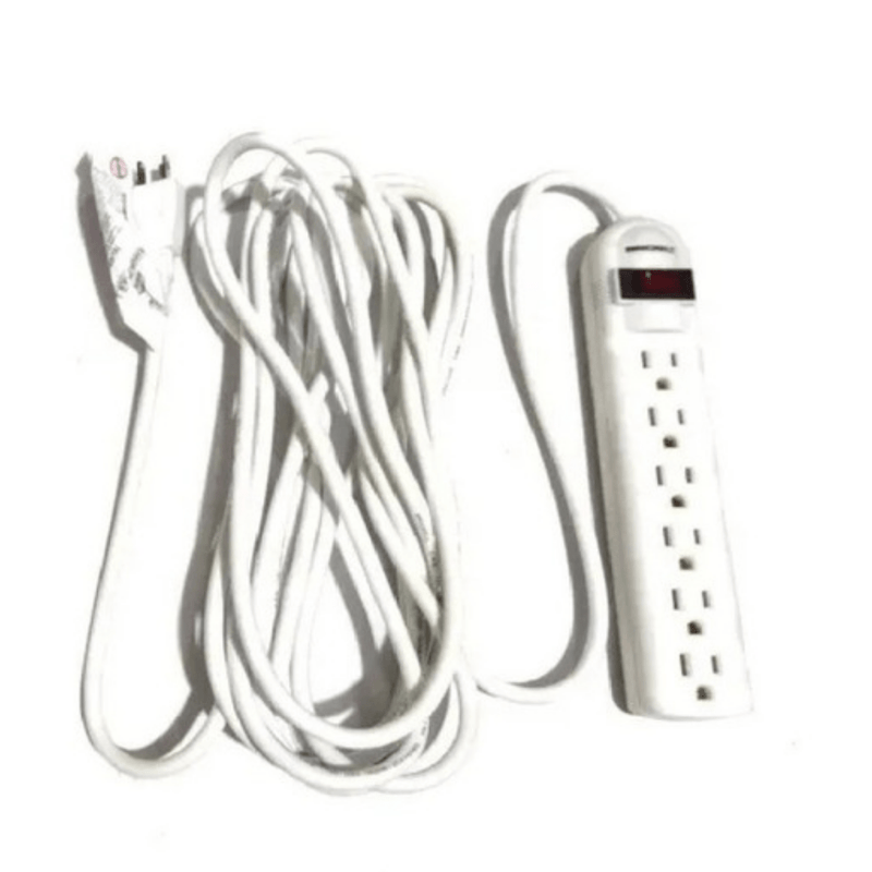 MULTITOMA 6 PUESTOS CABLE LARGO X 5 MTS