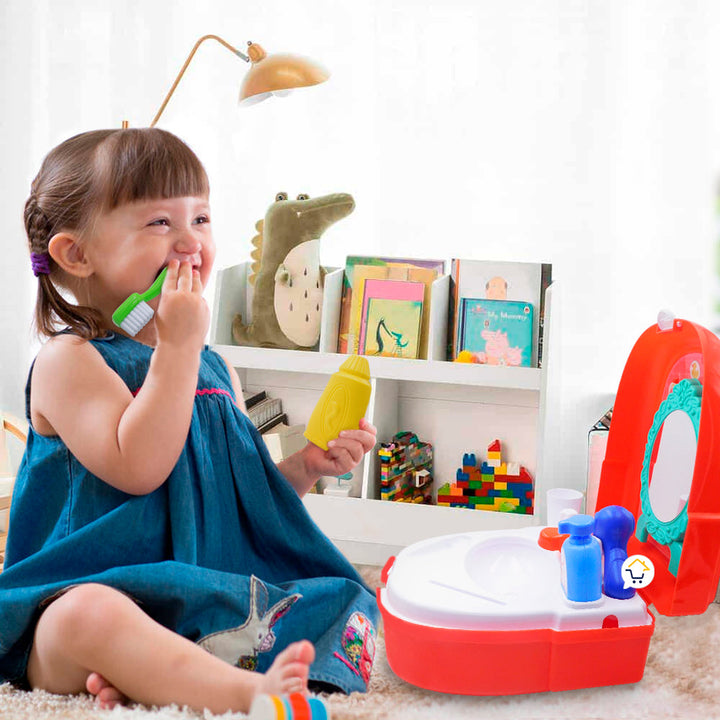 Maletín Tocador Set De Baño 2 En 1 Didáctico Niños 7f702
