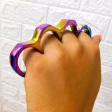 Manopla Tornasol Defensa Personal Acero inoxidable NV003