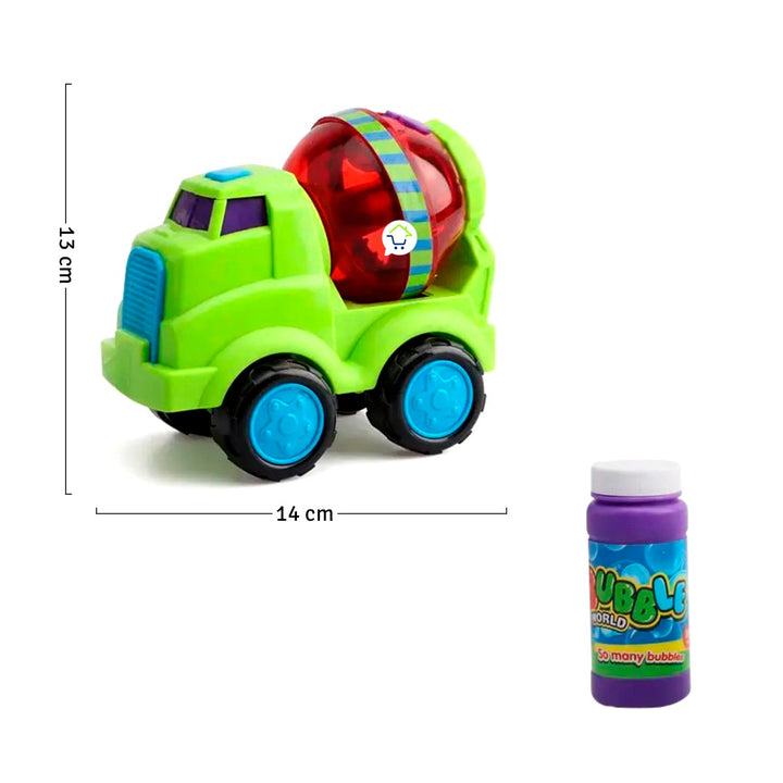 Máquina De Burbujas Camión Mezclador Burbujero Interactivo 012