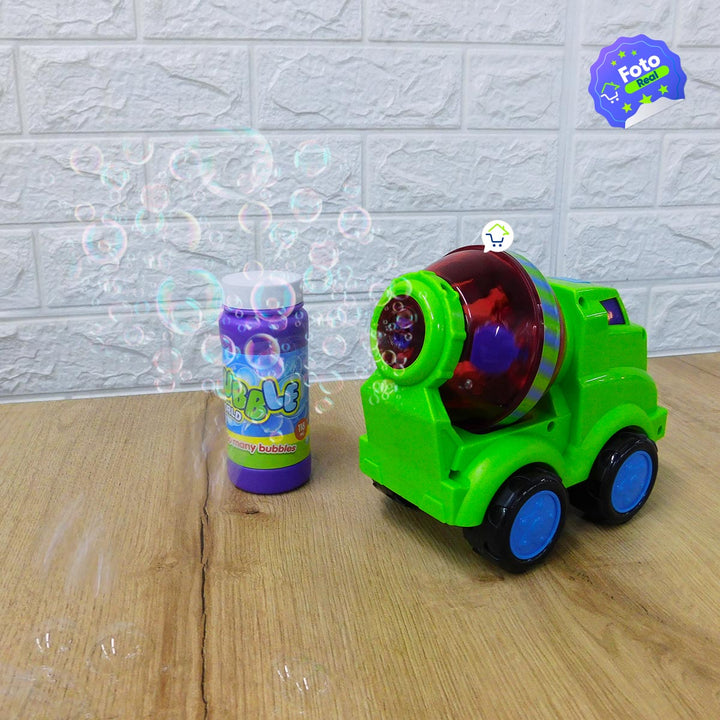 Máquina De Burbujas Camión Mezclador Burbujero Interactivo 012