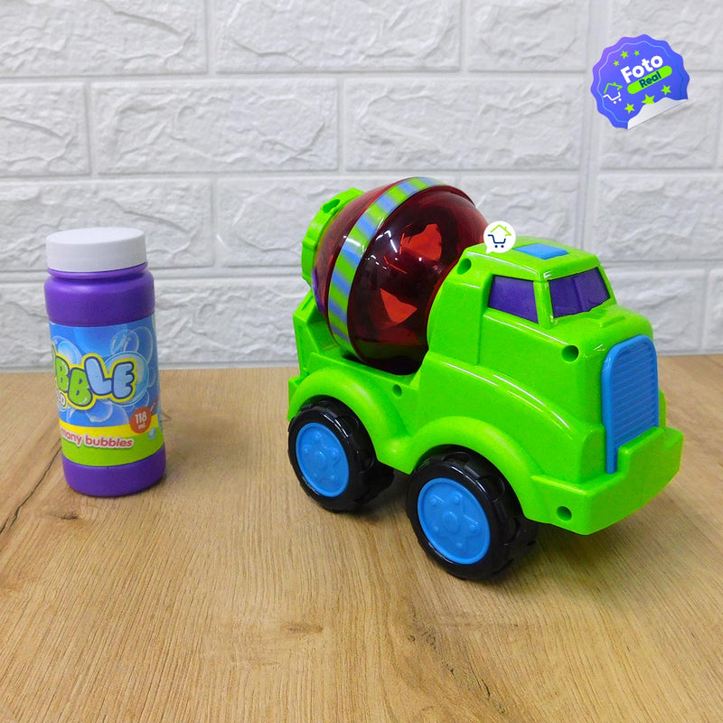 Máquina De Burbujas Camión Mezclador Burbujero Interactivo 012