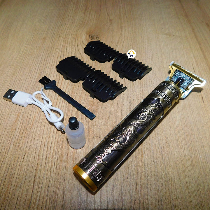 Máquina Motilar Patillera Buda Dorada Cortadora Pelo T9