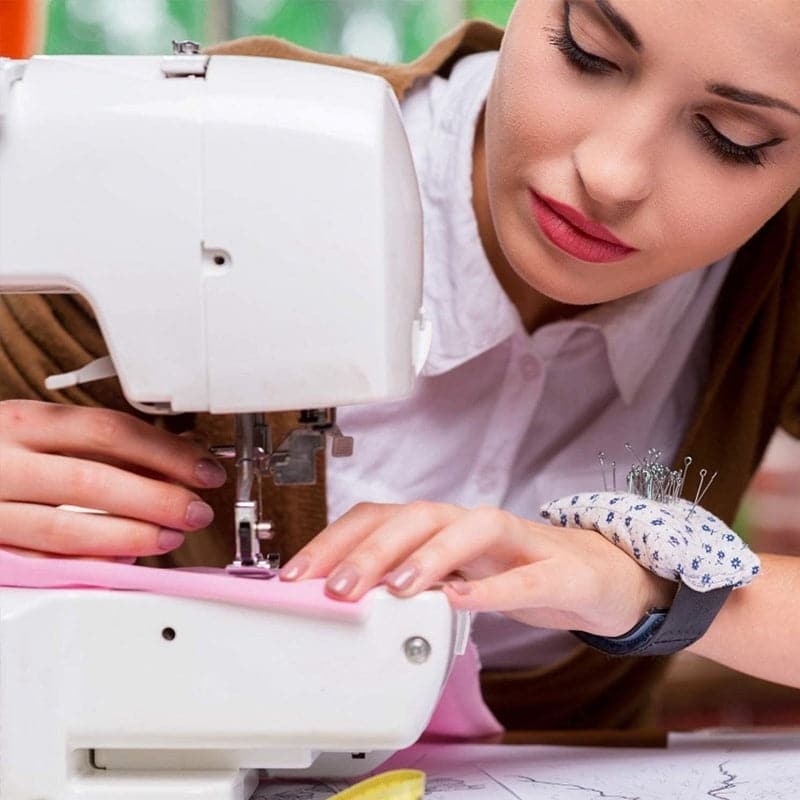 Máquina De Coser Eléctrica Con 12 Puntadas Integradas