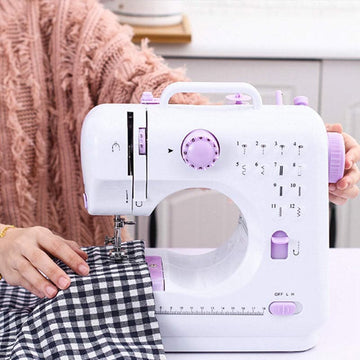 Máquina De Coser Eléctrica Con 12 Puntadas Integradas