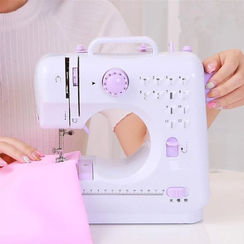 Máquina De Coser Eléctrica Con 12 Puntadas Integradas
