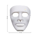 Máscara Asesino Sin Rostro Halloween Sin Expresión Mimo Disfraz AF69