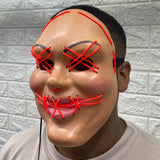 Máscara Luminosa De La Purga Disfraz Fiesta Cosplay Halloween MPU01