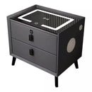 Mesa De Noche Inteligente Con Cargador Y Bocina Dos Cajones 4045