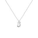 Cadena Con Dije Baño De Oro Collar Inicial Letra Colgante CBF01