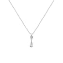 Cadena Con Dije Baño De Oro Collar Inicial Letra Colgante CBF01