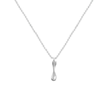 Cadena Con Dije Baño De Oro Collar Inicial Letra Colgante CBF01