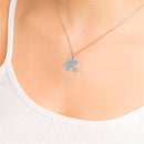 Cadena Con Dije Baño De Oro Collar Rompecabezas Letra Pareja Colgante CBF02