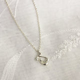 Cadena Con Dije Baño De Oro Collar Inicial Letra Colgante CBF01