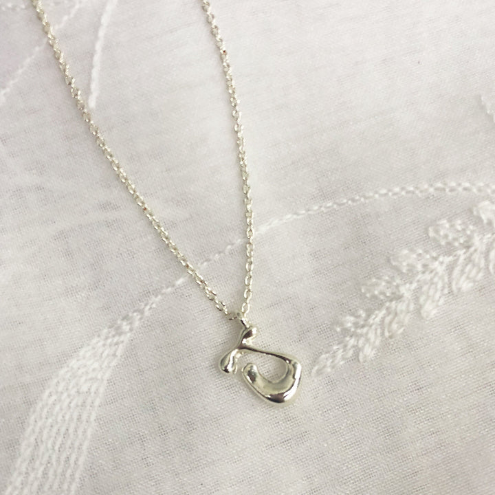 Cadena Con Dije Baño De Oro Collar Inicial Letra Colgante CBF01