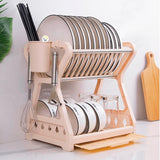 Escurridor Platos Locero 2 Niveles Organizador Tazas Vasos COCI124