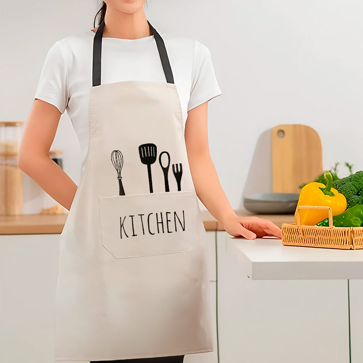 Delantal De Cocina Con Bolsillo Chef Barbacoa Restaurante TB23020