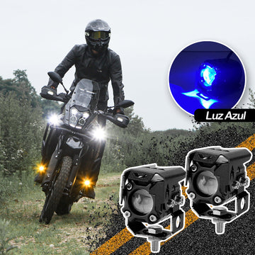 Exploradoras x2 Faros Luces Led Auxiliares Moto CD-290885