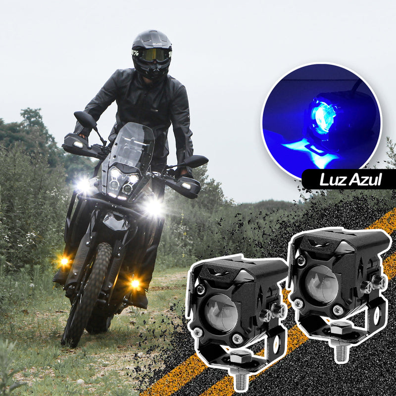 Exploradoras x2 Faros Luces Led Auxiliares Moto CD-290885