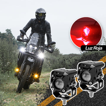 Exploradoras x2 Faros Luces Led Auxiliares Moto CD-290885