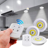 Lámpara Luces Led X3 Multiusos Luz De Tacto Control Remoto COB