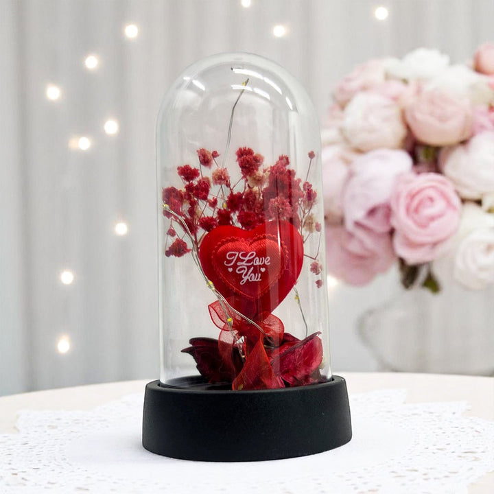 Flor Eterna Micro LED Decorativa Lámpara Mesa De Noche RSBL01